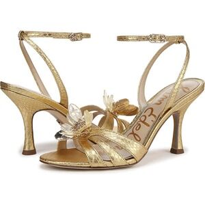 NEW Sam Edelman Joanna Ankle‎ Strap Sandal in Gold - Size 6.5